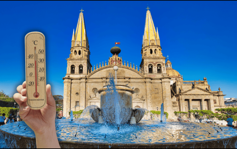 Las lluvias estarán ausentes en Guadalajara durante toda la semana y, hasta ahora, el calor se hará presente en la ciudad. ESPECIAL / CANVA