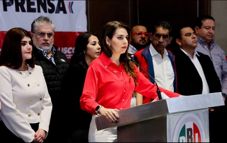Laura Haro Ramírez anunció este martes que, desde el PRI Jalisco, se impulsarán acciones para exigir a las y los diputados de Jalisco en la Cámara de Diputados. ESPECIAL/ PRI JALISCO.