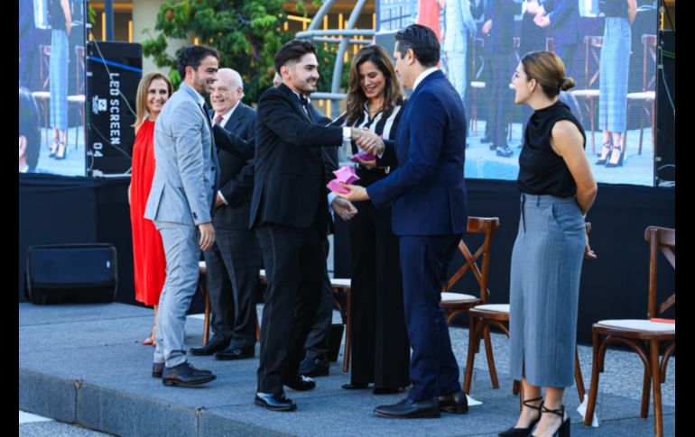Este viernes fue entregado el Premio Jalisco al Emprendimiento, la máxima distinción que el Gobierno de Jalisco hace a las y los emprendimientos jaliscienses más innovadores, con presencia nacional o internacional y que han generado gran impacto en la sociedad. EL INFORMADOR / J. Acosta