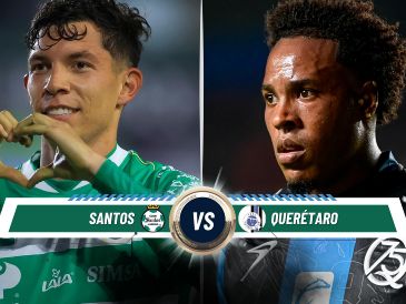 El duelo entre Santos y Querétaro se jugará este domingo como parte de la Jornada 15 del Apertura 2025. ESPECIAL / IMAGO7 y CANVA
