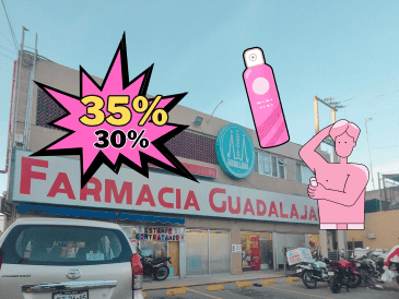 Farmacia Guadalajara ofrece hoy, 28 de octubre, 35% y 30% de descuento en desodorantes y más. EL INFORMADOR/ ARCHIVO