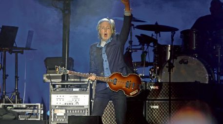 El músico británico se presentó como parte de su gira “Got Back” en el estadio Allianz Parque en Sao Paulo, Brasil, el 15 de octubre de 2024. AFP