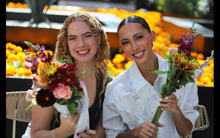 Sofía Lemus y Paula Sierra. GENTE BIEN JALISCO / Workshop floral en el Luxury Hall de Midtown Jalisco