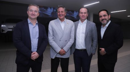 Raymundo Cavazos, Óskar Beckman, Juan José Frangie y Rodrigo Almendares. GENTE BIEN JALISCO /