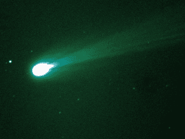 Durante su aproximación al Sol y a la Tierra, el Cometa Lemmon ha desarrollado una característica tonalidad verde brillante. ESPECIAL