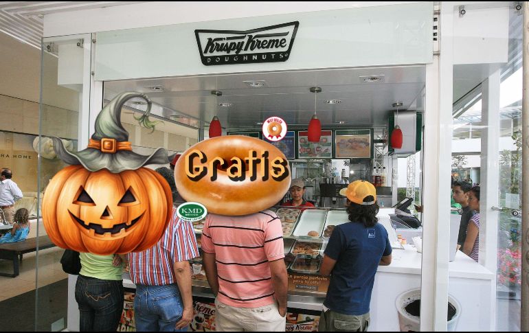 Esta es la forma de conseguir una dona gratis HOY 31 de octubre en Krispy Kreme. EL INFORMADOR / ARCHIVO