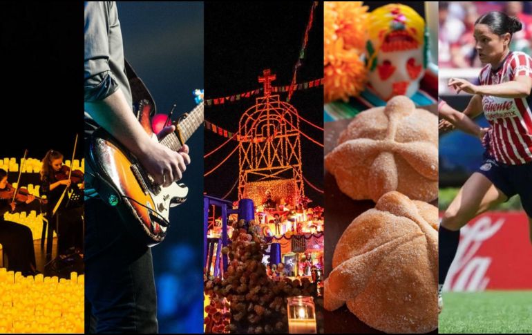 La Perla de Occidente vive un fin de semana mágico con conciertos, festivales, deportes y celebraciones del Día de Muertos. ESPECIAL