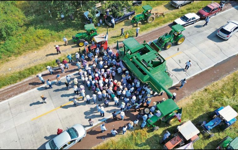 Los campesinos mantienen su lucha por un ajuste en los precios de su mercancía. ESPECIAL