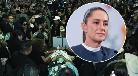 Sheinbaum comentó que, previo al homicidio de Carlos Manzo, su gobierno trabaja para erradicar la violencia en la entidad, misma que, dijo, se deriva del gobierno de Felipe Calderón. EFE / S. Gutiérrez / SUN / Presidencia