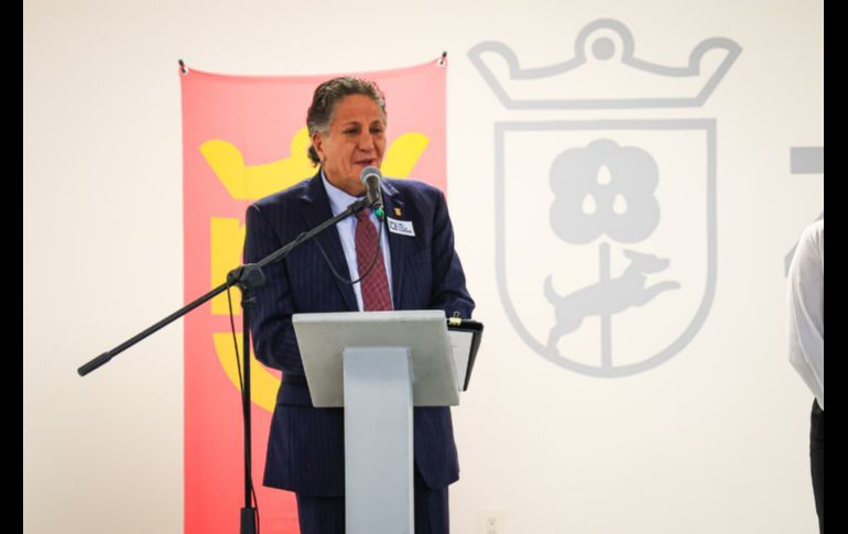 El alcalde de Zapopan, Juan José Frangie, recordó que este lugar era destinado para eventos privados, pero se logró recuperar el edificio y convertirlo en este centro integral de cuidados. EL INFORMADOR/ J. Acosta