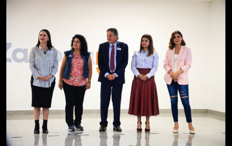 El alcalde de Zapopan, Juan José Frangie, recordó que este lugar era destinado para eventos privados, pero se logró recuperar el edificio y convertirlo en este centro integral de cuidados. EL INFORMADOR/ J. Acosta