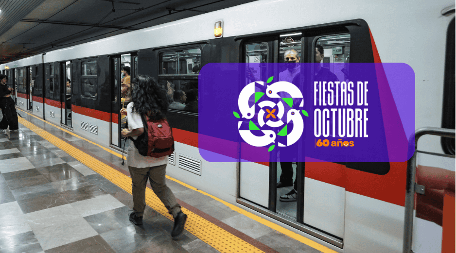 Cada año, durante el periodo que abarca las Fiestas de Octubre, es habitual que el servicio de tren ligero esté disponibles más tarde durante los días de mayor afluencia. ESPECIAL/Coordinación General de Gestión del Territorio