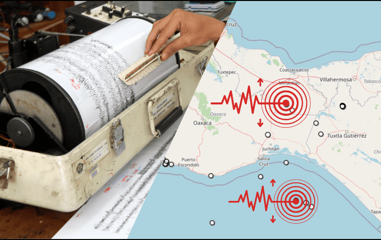 Durante las primeras horas de este 5 de noviembre, se presentó actividad sísmica en Chiapas y Veracruz. EFE / ARCHIVO / ESPECIAL / Sistema Sismológico Nacional