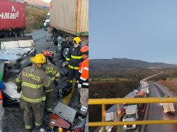 El sujeto accidentado fue traslado en estado grave a un hospital privado. ESPECIAL