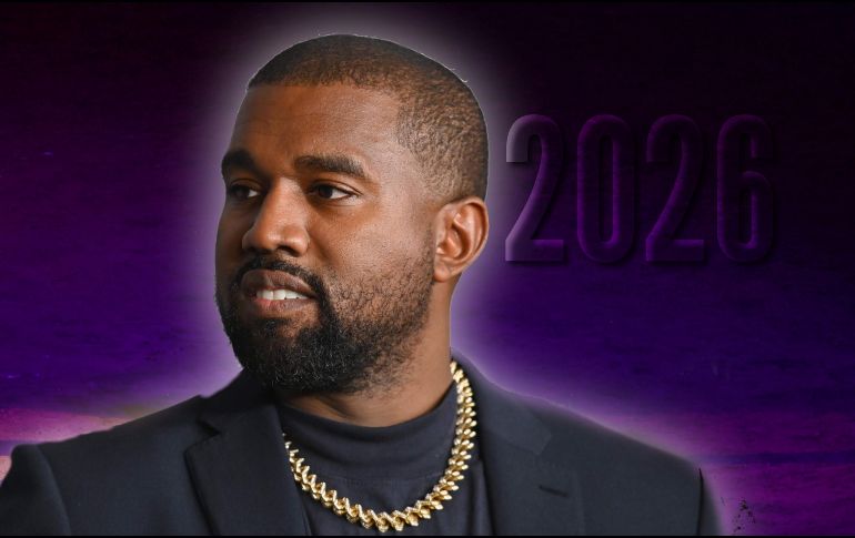 Kanye West agenda un único concierto en México en 2026; esto se sabe al momento. SUN / AFP / ARCHIVO
