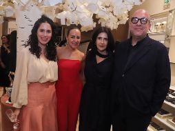 Katya Contreras, Karina Manterola, Marcela Preciado y Noé Suro. GENTE BIEN JALISCO / Montblanc Boutique Cocktail Opening.