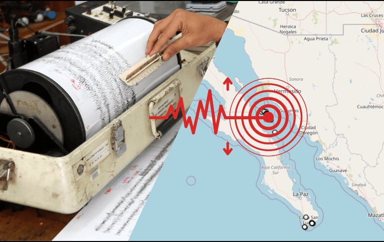 Durante las primeras horas de este 7 de noviembre, se presentó actividad sísmica en Baja California Sur. EFE / ARCHIVO / ESPECIAL / Sistema Sismológico Nacional