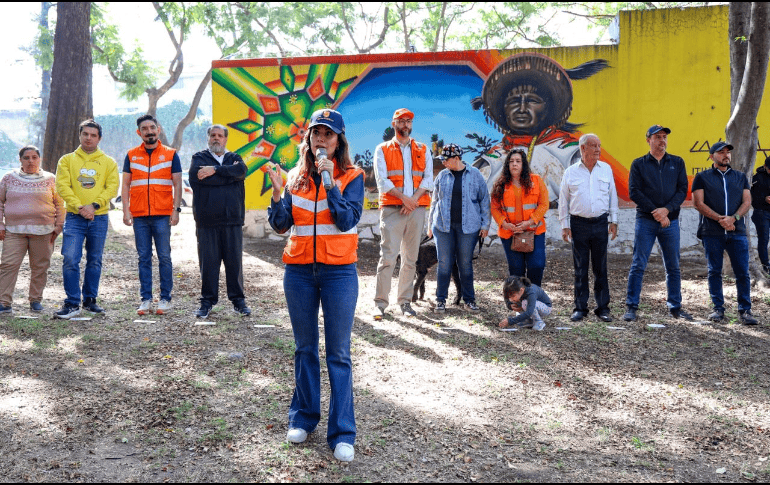Delgadillo también enfatizó que cuidar de los espacios públicos de Guadalajara, como los parques, es tarea de toda la ciudadanía. EL INFORMADOR / A. Navarro
