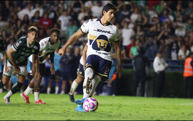 José Juan Macías estaba reencontrándose con su mejor versión, ya que acumulaba seis goles producidos con cuatro anotaciones y dos asistencias en dos meses vistiendo la casaca de Pumas. IMAGO7