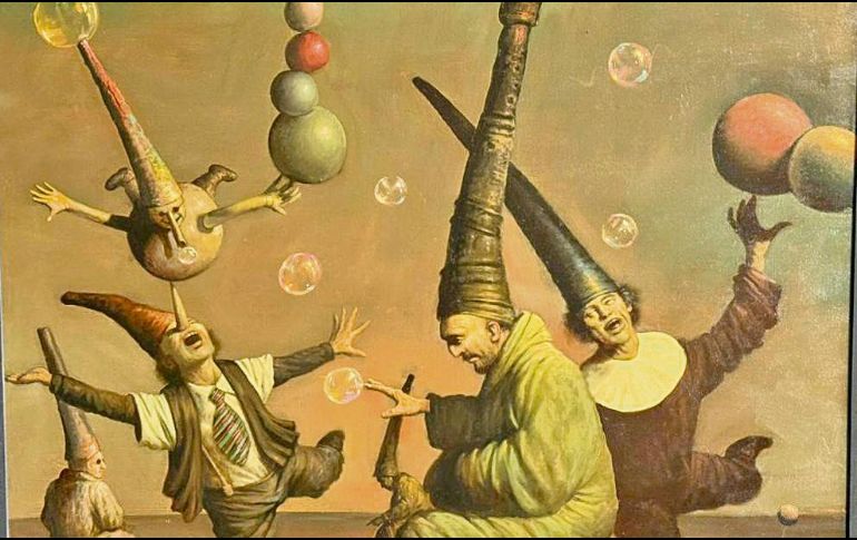 Las figuras de Garrido habitan escenarios silenciosos donde lo místico y lo cotidiano se entrelazan. CORTESÍA