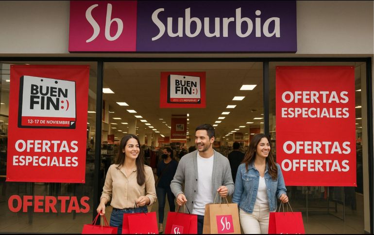 Las tiendas Suburbia abrirán sus puertas en el horario habitual de 11:00 a 21:00 horas. ESPECIAL