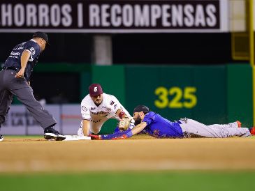 Hamilton fue la figura ofensiva de Charros con tres hits, dos carreras anotadas y tres producidas. CORTESÍA/Charros de Jalisco