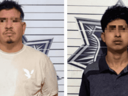 Los detenidos serían integrantes del grupo delictivo Cártel Nueva Generación (CNG). Se trata de Marcos Josué “N” y Ángel Roberto “N”, alias “El Flaco”. ESPECIAL