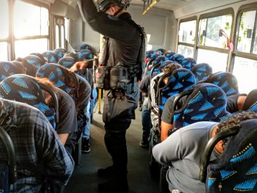 El traslado al penal de Puente Grande, la puesta a disposición ante la autoridad jurisdiccional. CORTESÍA