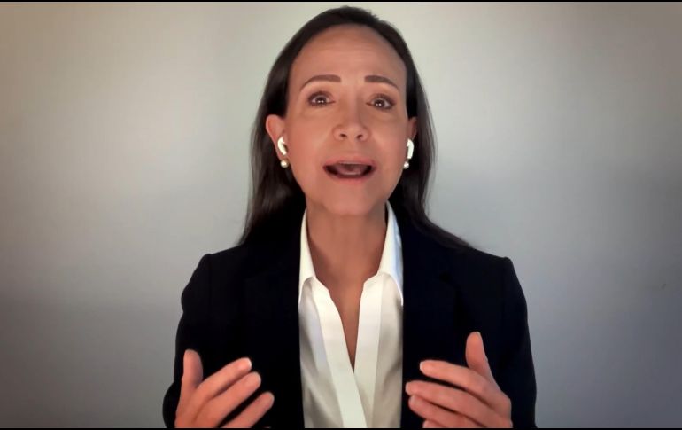 Machado detalló que la nueva era para Venezuela debe estar sustentada en la libertad de expresión y el derecho al voto. EFE/ @mariacorinamachado