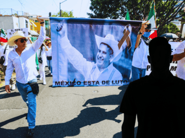 El homicidio de Carlos Manzo ha provocado movilizaciones por todo el país. EL INFORMADOR / A. Vázquez