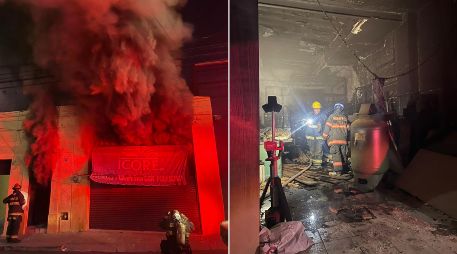 El incendio requirió la evacuación preventiva de 17 personas; no hubo lesionados. ESPECIAL / FACEBOOK Protección Civil GDL