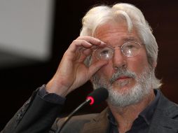 Richard Gere participará con una conferencia el próximo  4 de diciembre a las 19:30 horas en el Auditorio Juan Rulfo. NTX/ARCHIVO