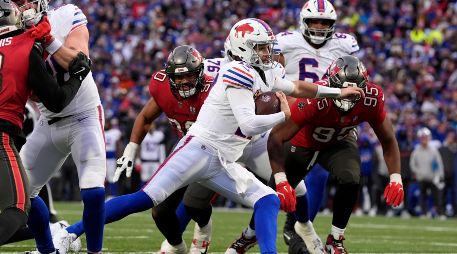 Las ocho capturas que sufrió Josh Allen fueron el máximo en sus ocho años de carrera. AP/C. Kaster