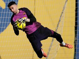 Para este encuentro, el cuadro catalán ya podrá contar con Joan García, luego de una rotura del menisco que lo mantuvo fuera por ocho semanas. EFE/E. Fontcuberta