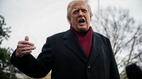 Esto dijo Trump cuando se enteró del arresto de Jair Bolsonaro.  EFE / EPA / GRAEME SLOAN / POOL