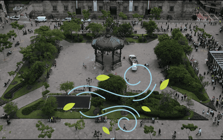 Índice de la calidad por zonas del AMG. EL INFORMADOR / ARCHIVO