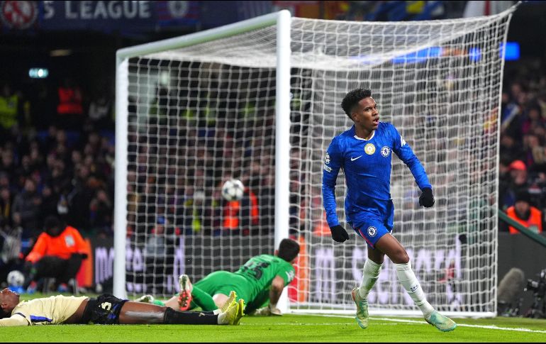 Estevao marcó el segundo gol del Chelsea. AP/B. Collyer