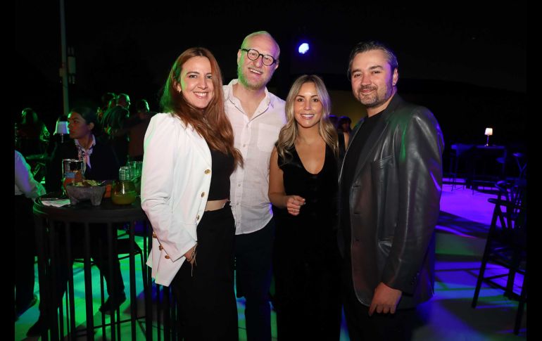 Minerva Tostado, Héctor Prieto, Viviana Wong e Imanol López Zatarain. GENTE BIEN JALISCO / A. Martínez