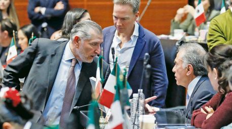 Adán Augusto López dejó de tener reuniones semanales con la Presidenta. AFP