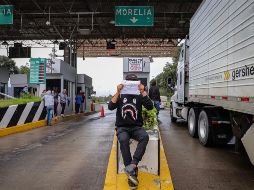 ANTAC dio a conocer que se inició la apertura de varios puntos, entre ellos la caseta de Zinapécuaro, en Michoacán. NTX/ARCHIVO