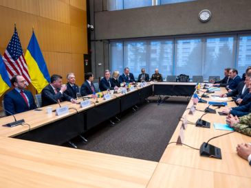 Kiev quiere que ambos líderes aborden los detalles más importantes del acuerdo marco para poner fin a la guerra negociado entre emisarios en Ginebra. EFE/ARCHIVO