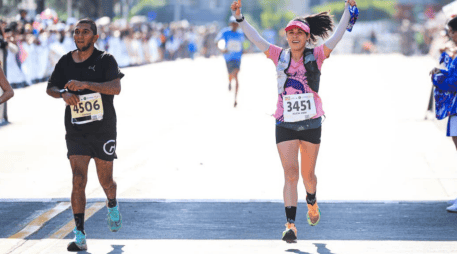 Los participantes tuvieron la posibilidad de apreciar el paisaje urbano de la ciudad sin el ruido y contaminación de los coches. EL INFORMADOR/J. Acosta