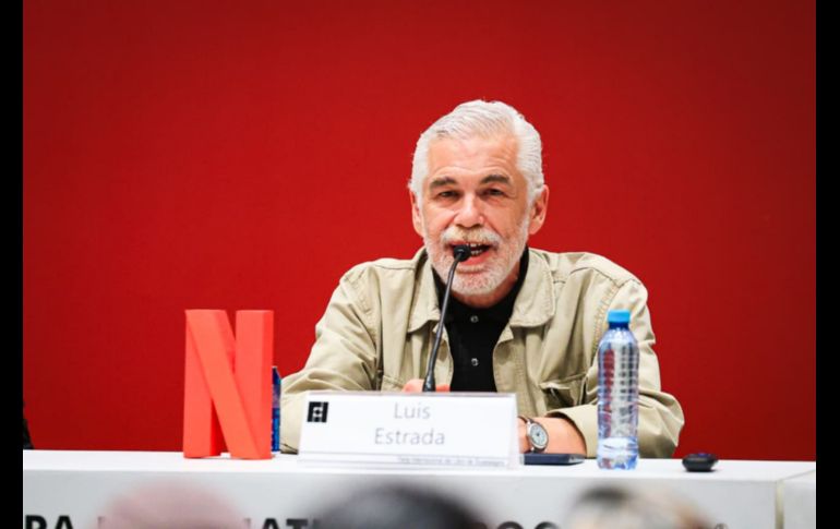 Sobre el escenario estaban Luis Estrada —director que ha construido una filmografía crítica y feroz sobre el país—, Alfonso Herrera, protagonista de 