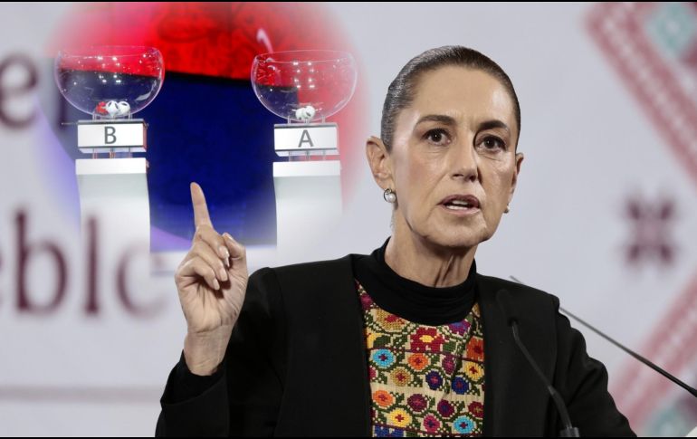 La Presidenta Sheinbaum adelantó que tomará una decisión tras comunicarse con Gianni Infantino, presidente de la FIFA, para conocer los detalles del evento y la naturaleza de la invitación. ESPECIAL / EFE, J. Méndez y ARCHIVO