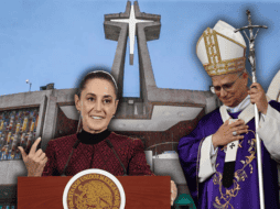 Sheinbaum consideró que una visita papal tendría un gran significado por la profunda devoción a la Virgen de Guadalupe en México. EFE/J. Méndez EFE/EPA/Vaticano NTX/ARCHIVO