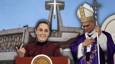 Sheinbaum consideró que una visita papal tendría un gran significado por la profunda devoción a la Virgen de Guadalupe en México. EFE/J. Méndez EFE/EPA/Vaticano NTX/ARCHIVO