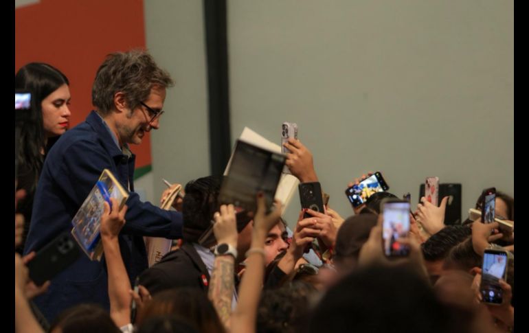 Gael García Bernal en la Feria Internacional del Libro de Guadalajara. EL INFORADOR/A.NAVARRO