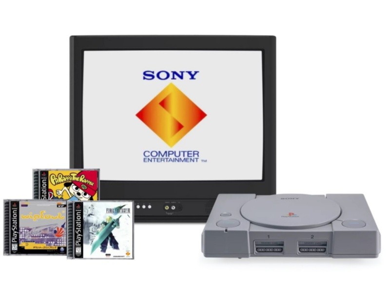 La primer consola de sony PlayStation 1. &nbsp;GMEDIA.PLAYSTATION.COM