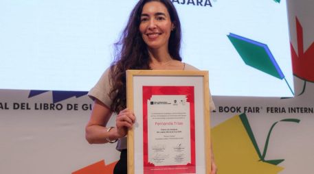 En un discurso amplio, Trías agradeció a colegas, agentes, editores y a su familia por acompañarla durante el proceso creativo y editorial del libro. EL INFORMADOR / A. Navarro