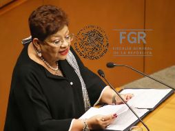 Ernestina Godoy reconoció que la procuración de justicia sigue siendo una deuda histórica con la sociedad mexicana. SUN / L. CAMACHO